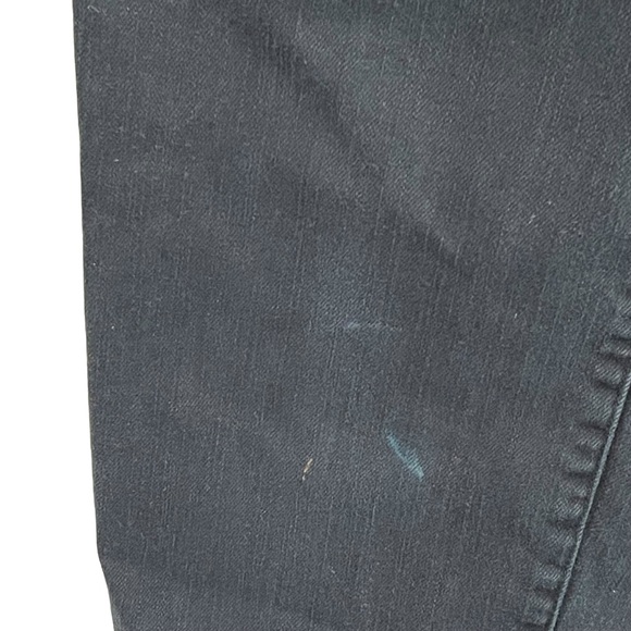 Talbots Black Denim Straight Capris Jeans Size 10 Minimalist Casual Stretch - Picture 6 of 8